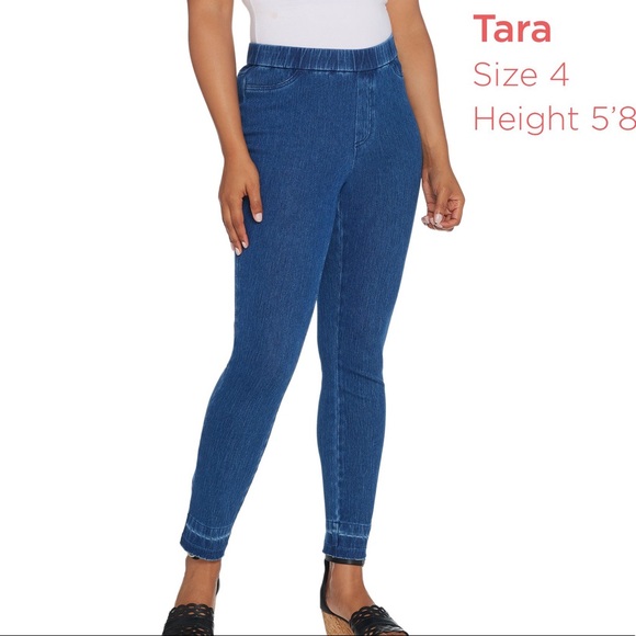 Isaac Mizrahi Denim Slim Leg Jeans Let 
